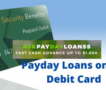Payday loans with SSI debit card